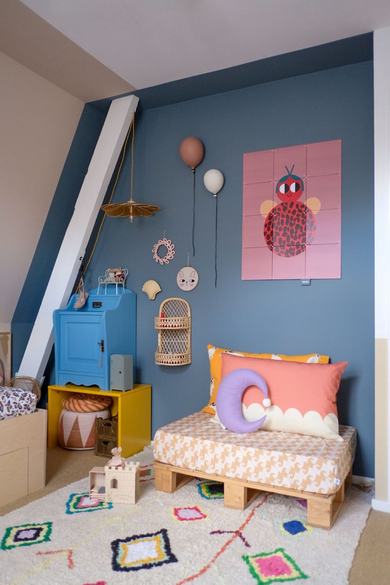 Maximalistisch Kinderkamer - sfeervolle kinderkamer 9