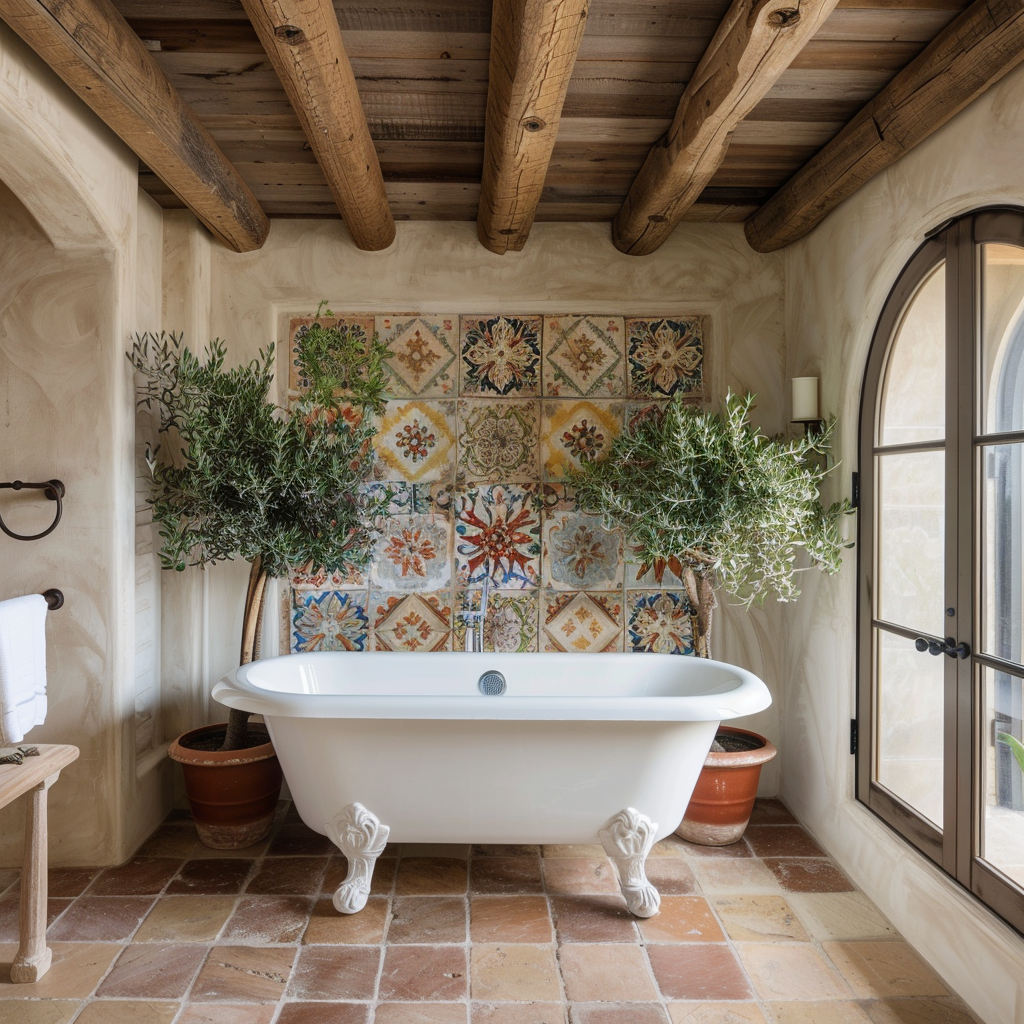 Mediterraans Badkamer - sfeervolle badkamer 13