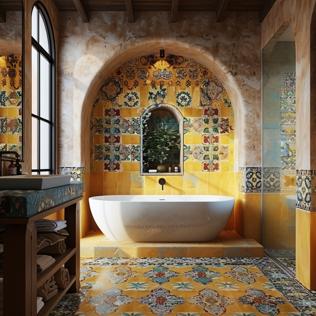 Mediterraans Badkamer - sfeervolle badkamer 9