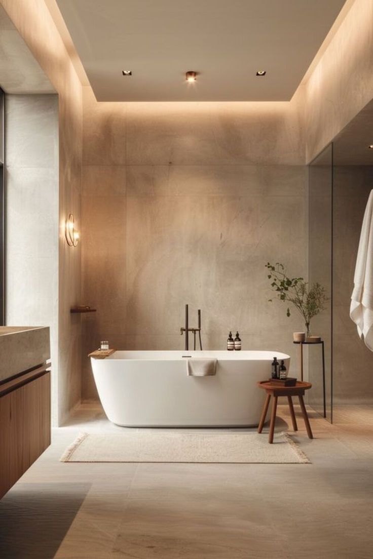 Midcentury Modern Badkamer - sfeervolle badkamer 8