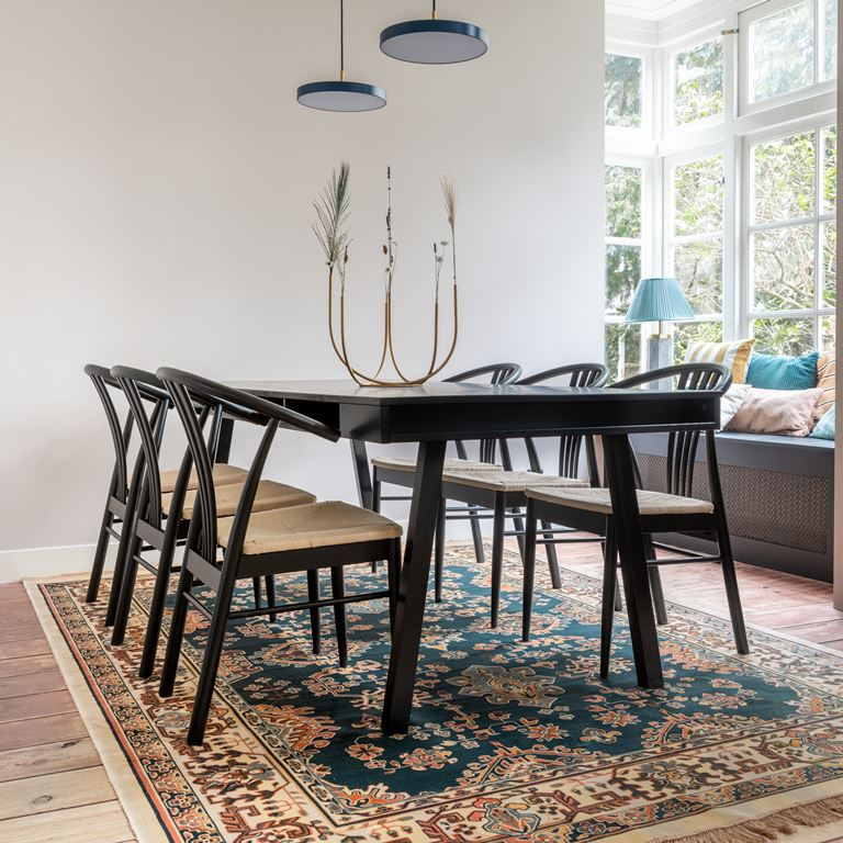 Midcentury Modern Eetkamer - sfeervolle eetkamer 14