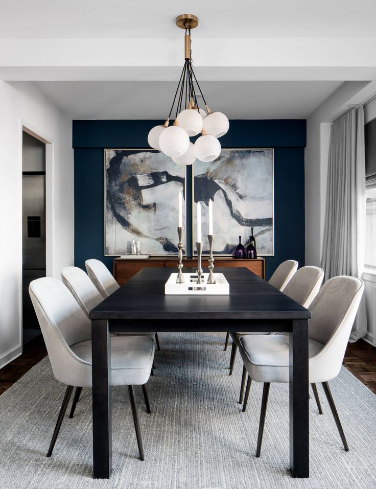 Midcentury Modern Eetkamer - sfeervolle eetkamer 15