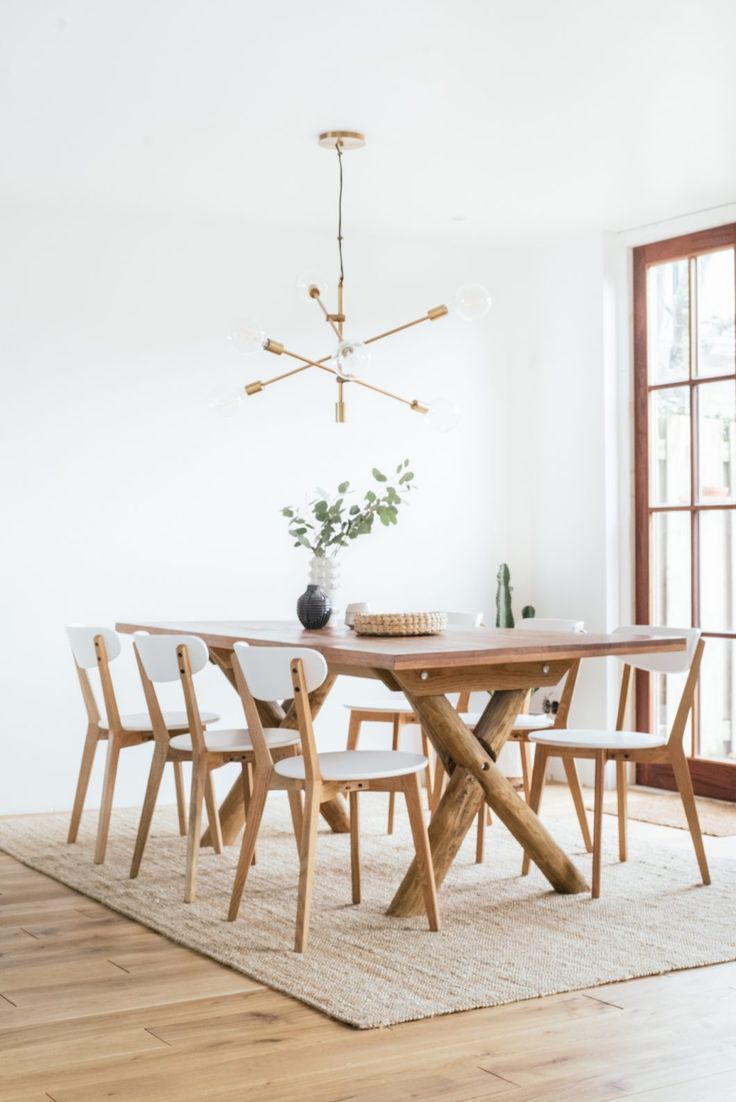 Midcentury Modern Eetkamer - sfeervolle eetkamer 7