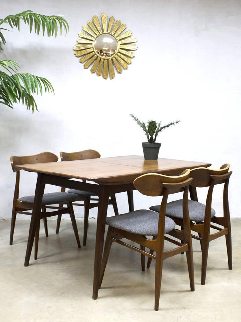 Midcentury Modern Eetkamer - sfeervolle eetkamer 8