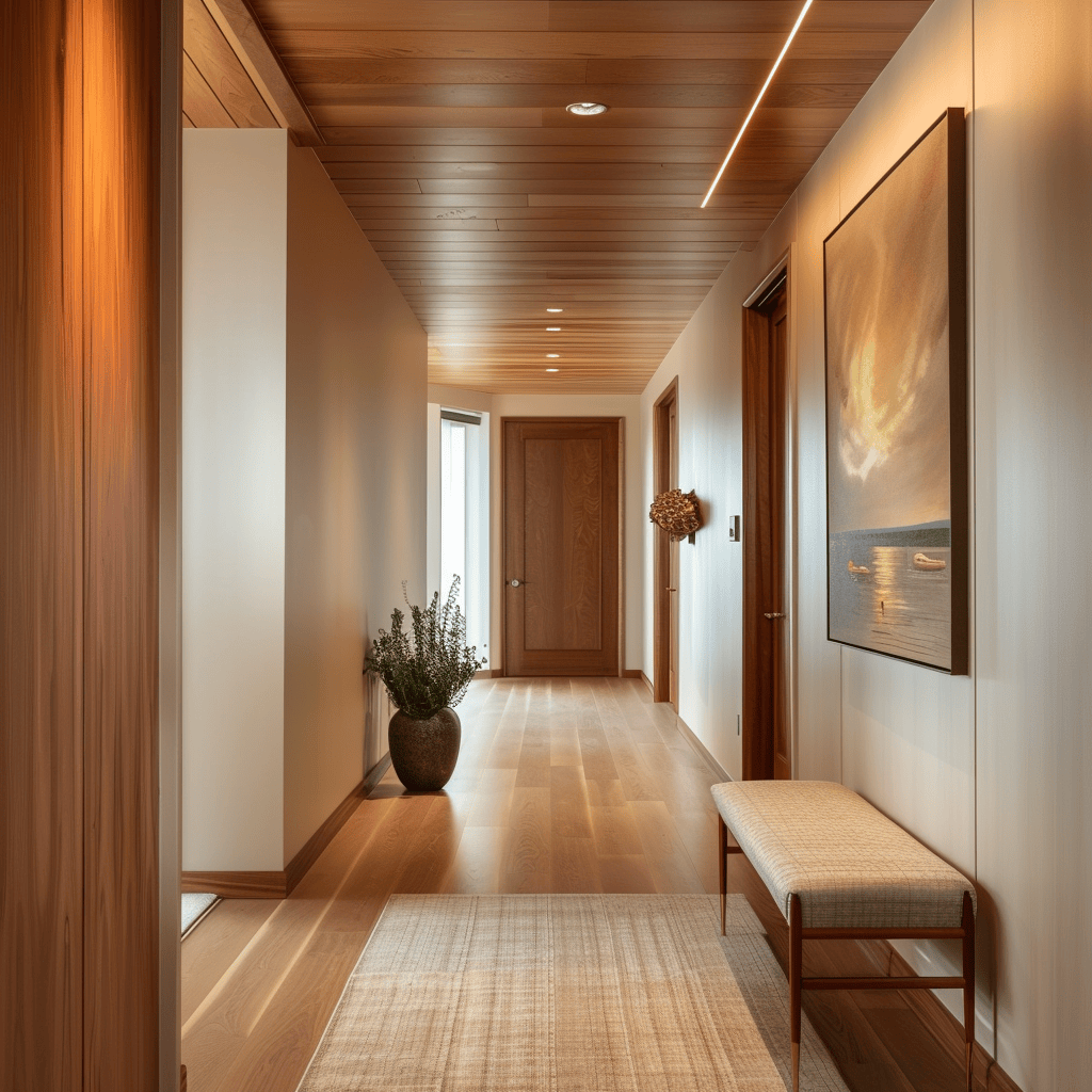 Midcentury Modern Hal - sfeervolle hal 1