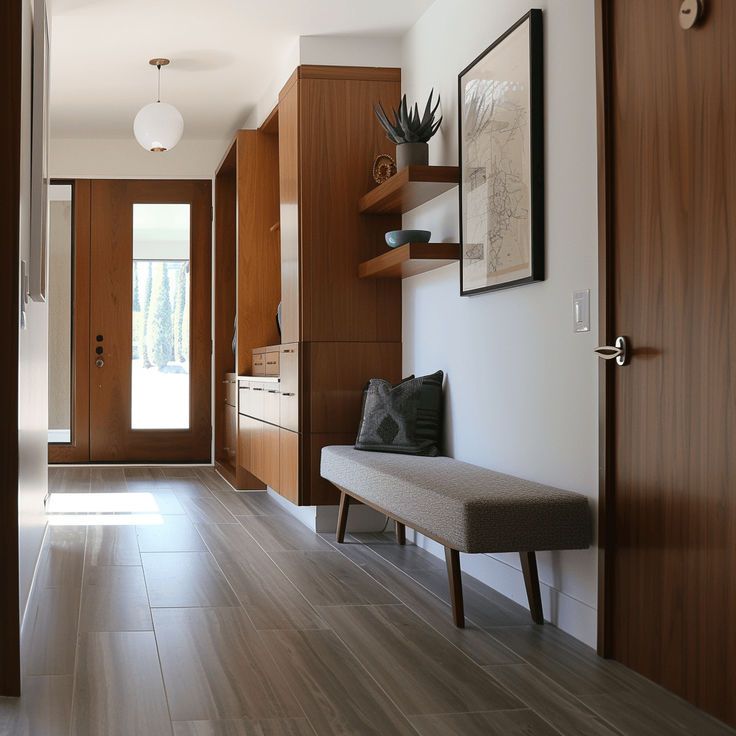 Midcentury Modern Hal - sfeervolle hal 6