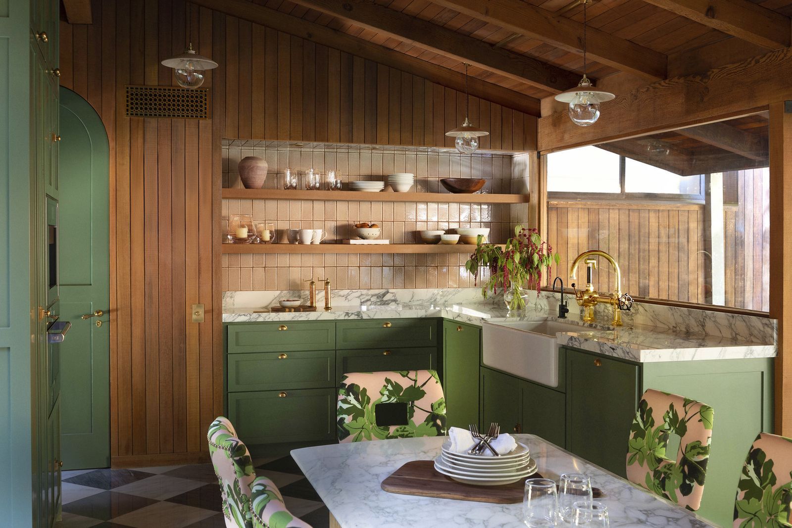 Midcentury Modern Keuken - sfeervolle keuken 10
