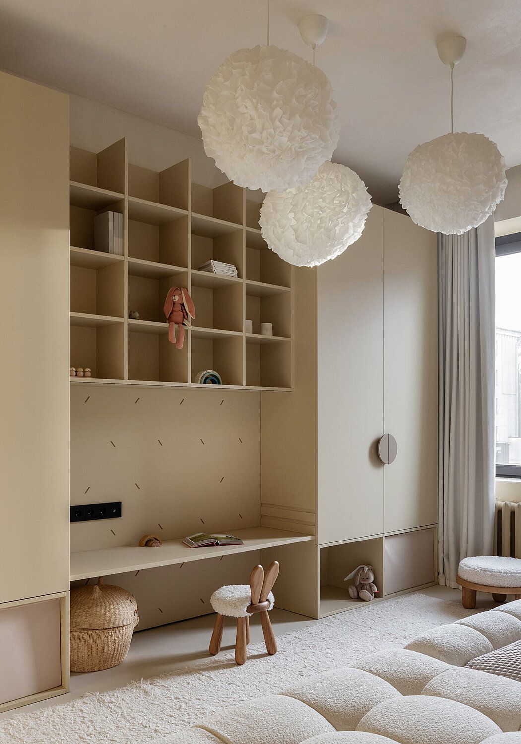 Midcentury Modern Kinderkamer - sfeervolle kinderkamer 10