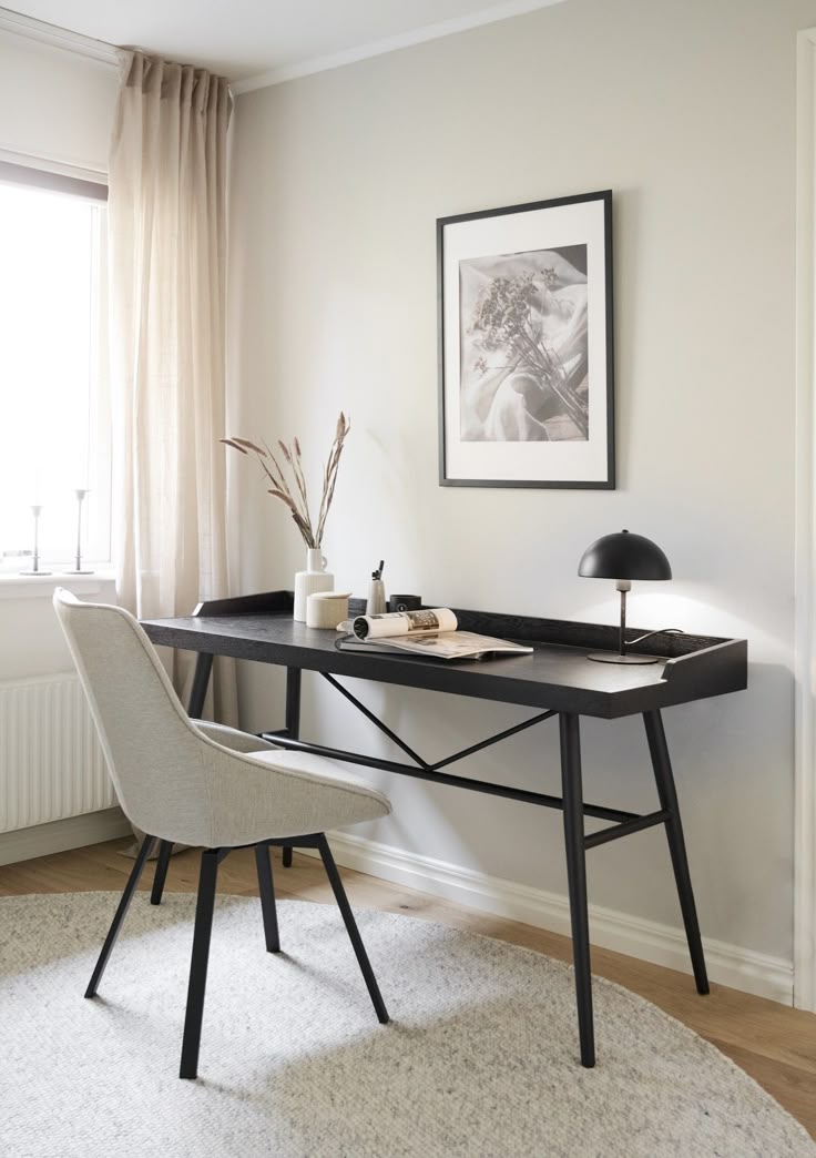 Midcentury Modern Werkkamer - sfeervolle werkkamer 8