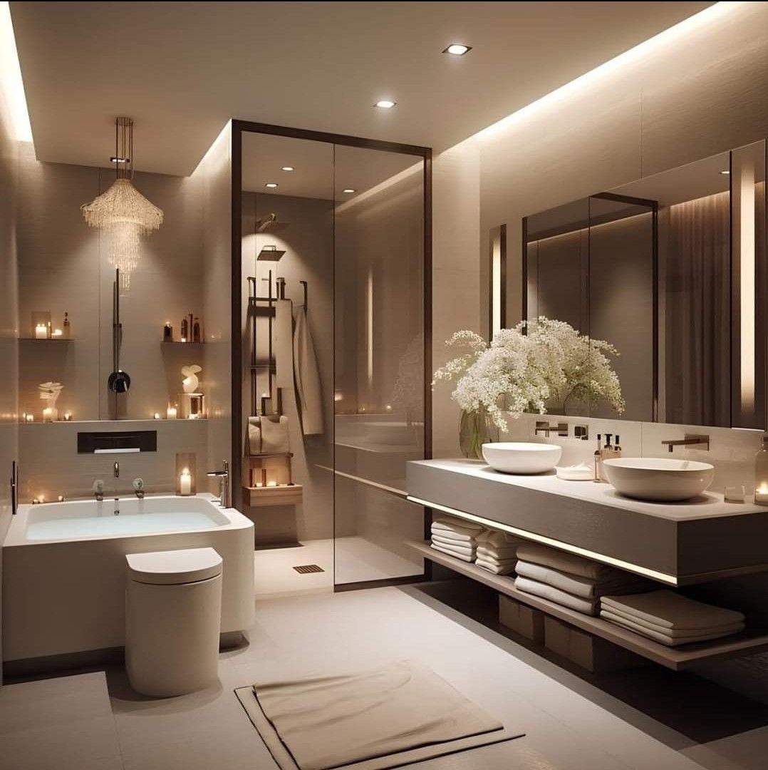 Modern Klassiek Badkamer - sfeervolle badkamer 1