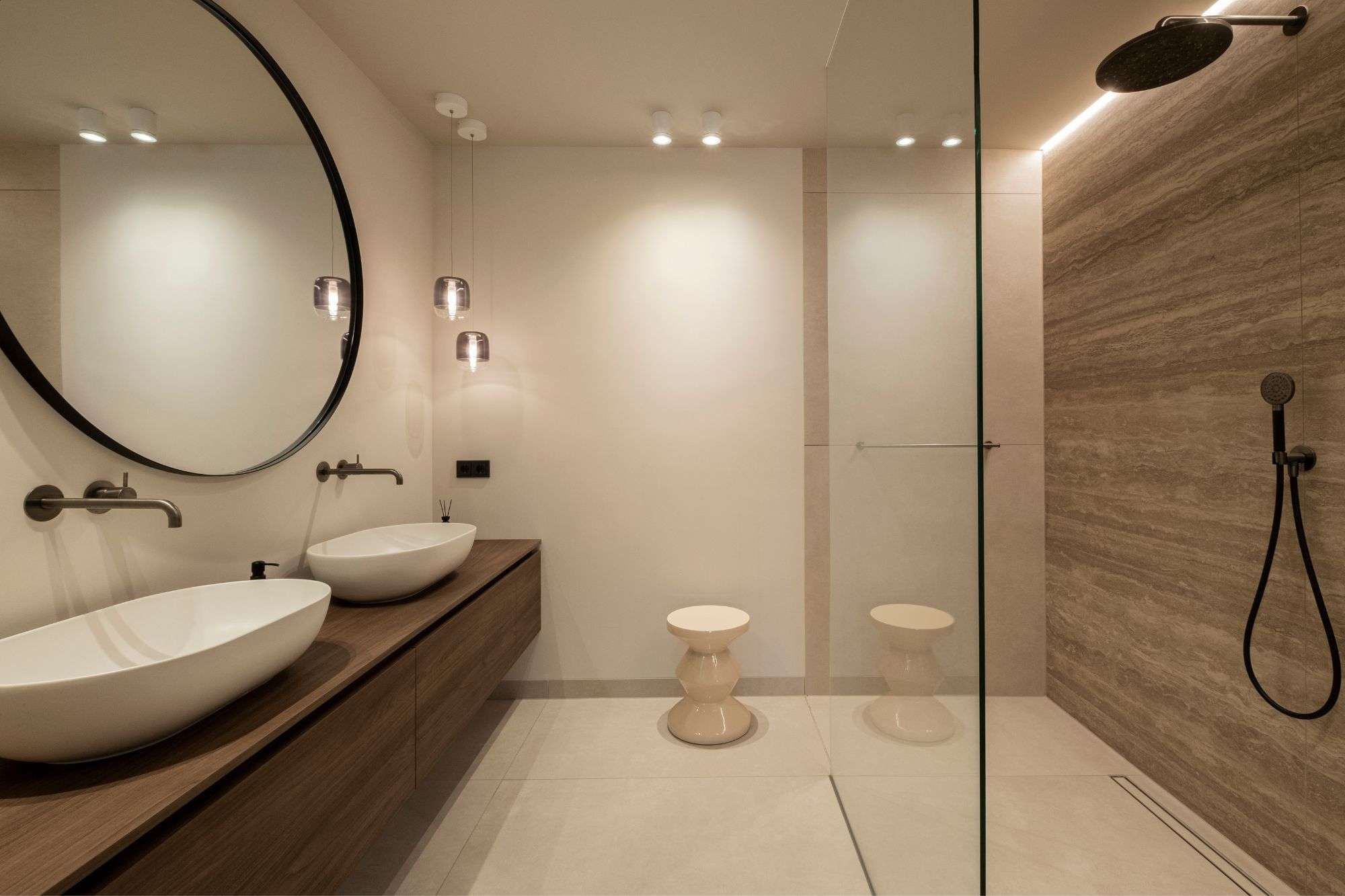Modern Klassiek Badkamer - sfeervolle badkamer 5