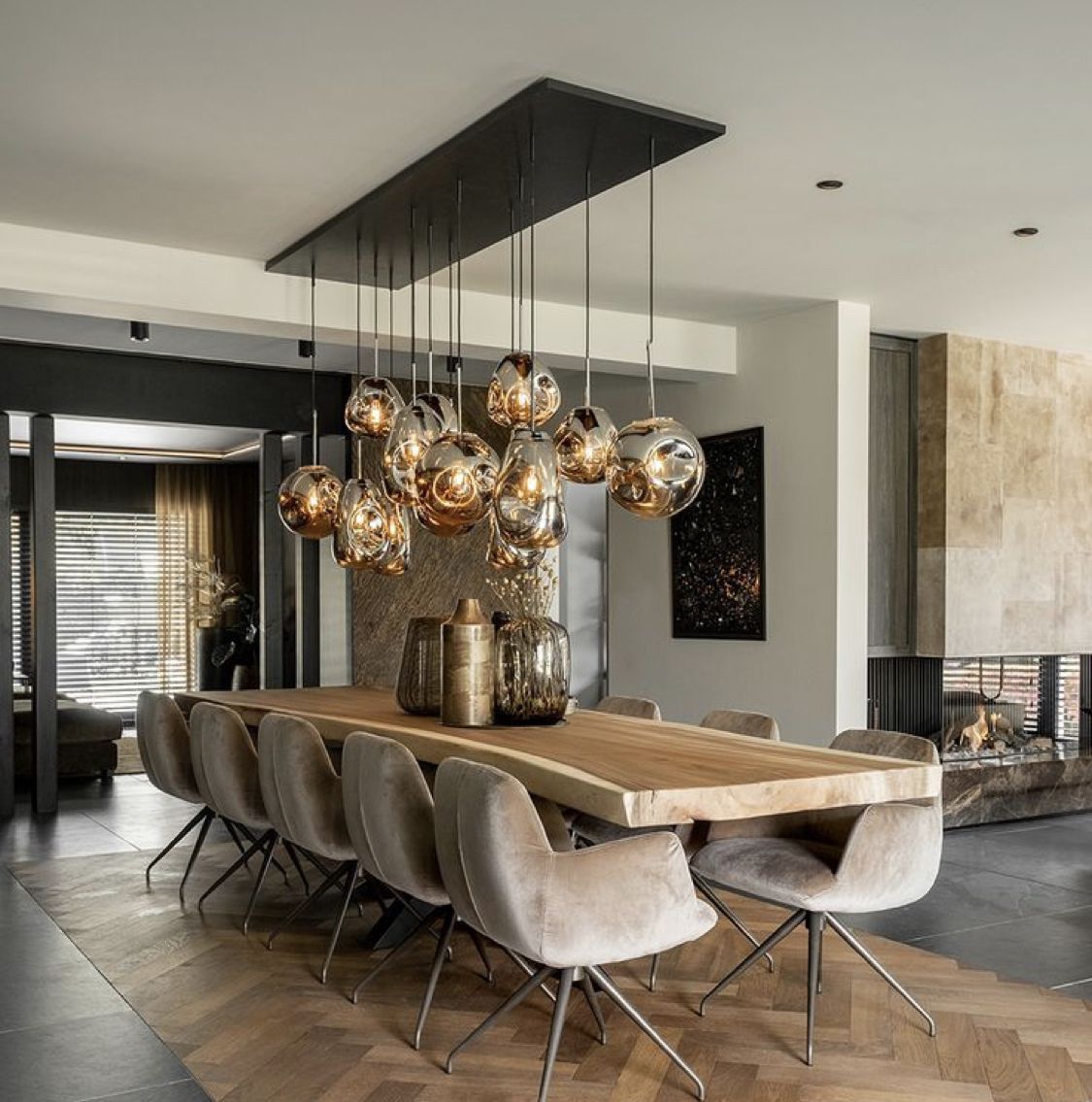 Modern Klassiek Eetkamer - sfeervolle eetkamer 13