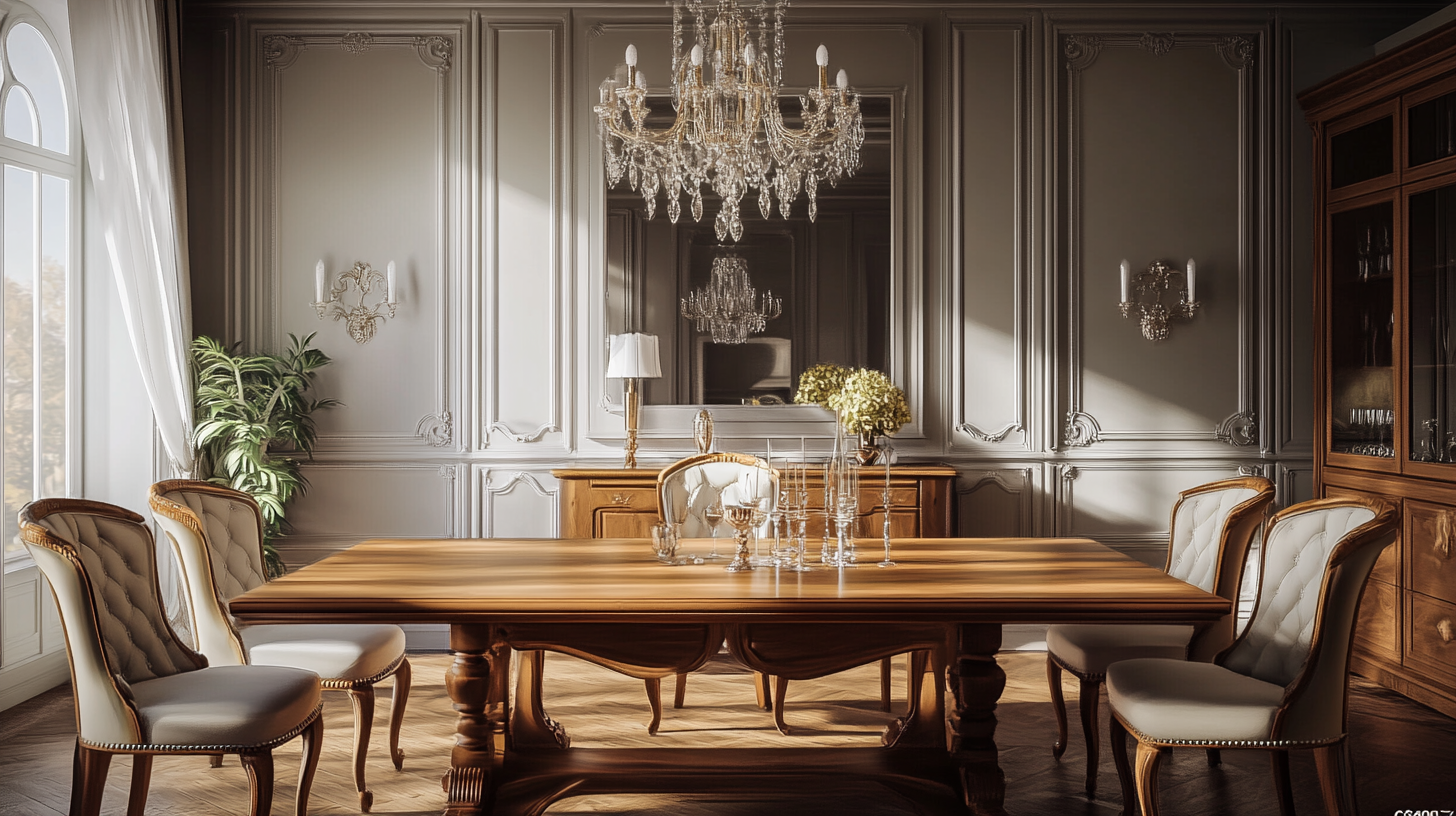 Modern Klassiek Eetkamer - sfeervolle eetkamer 3