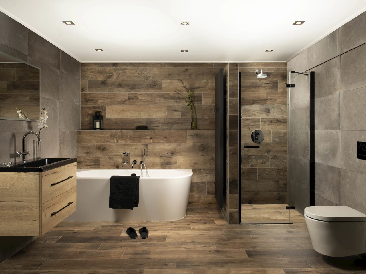 Modern Landelijk Badkamer - sfeervolle badkamer 17