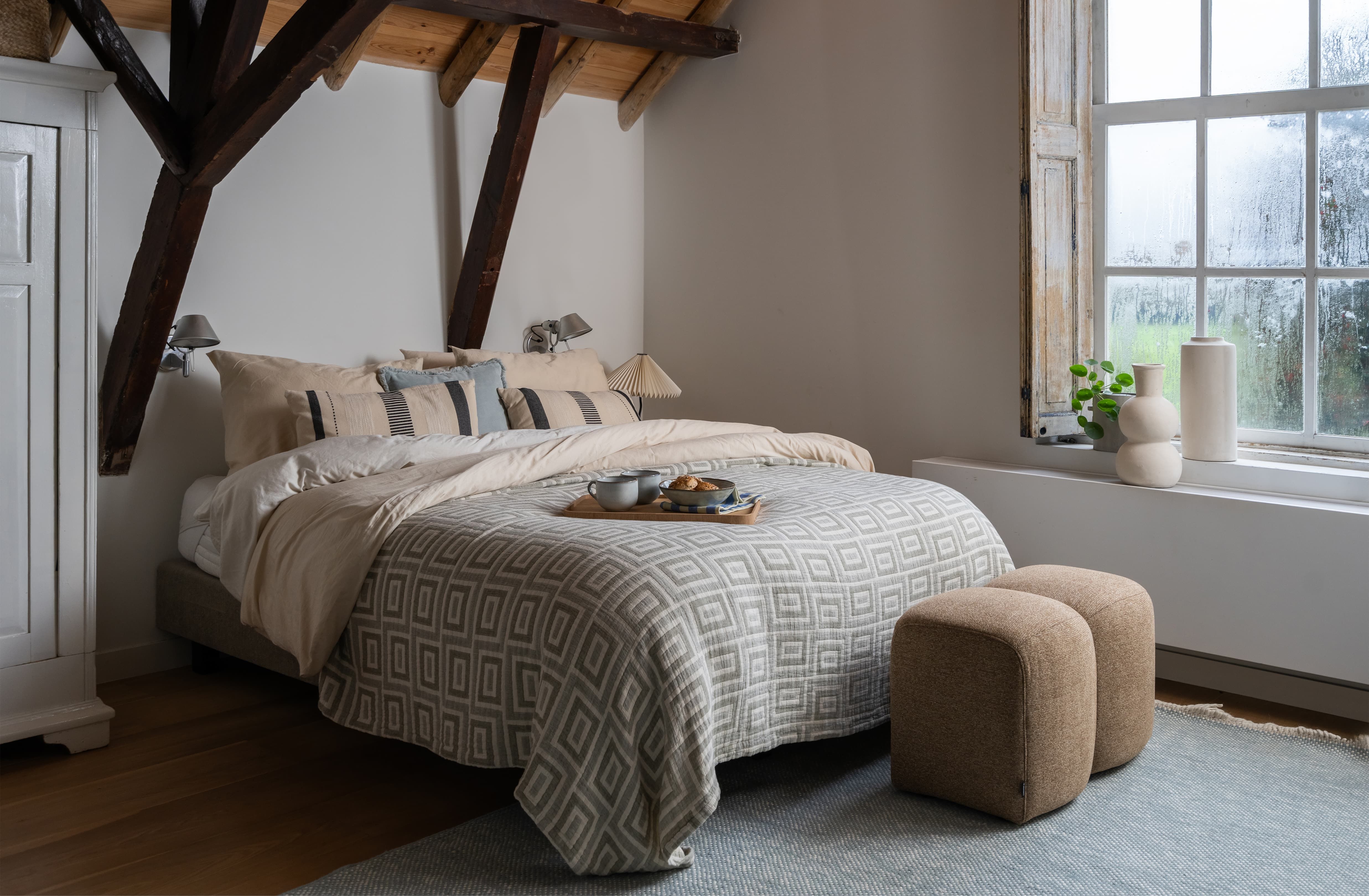 Modern Landelijk Slaapkamer - sfeervolle slaapkamer 15