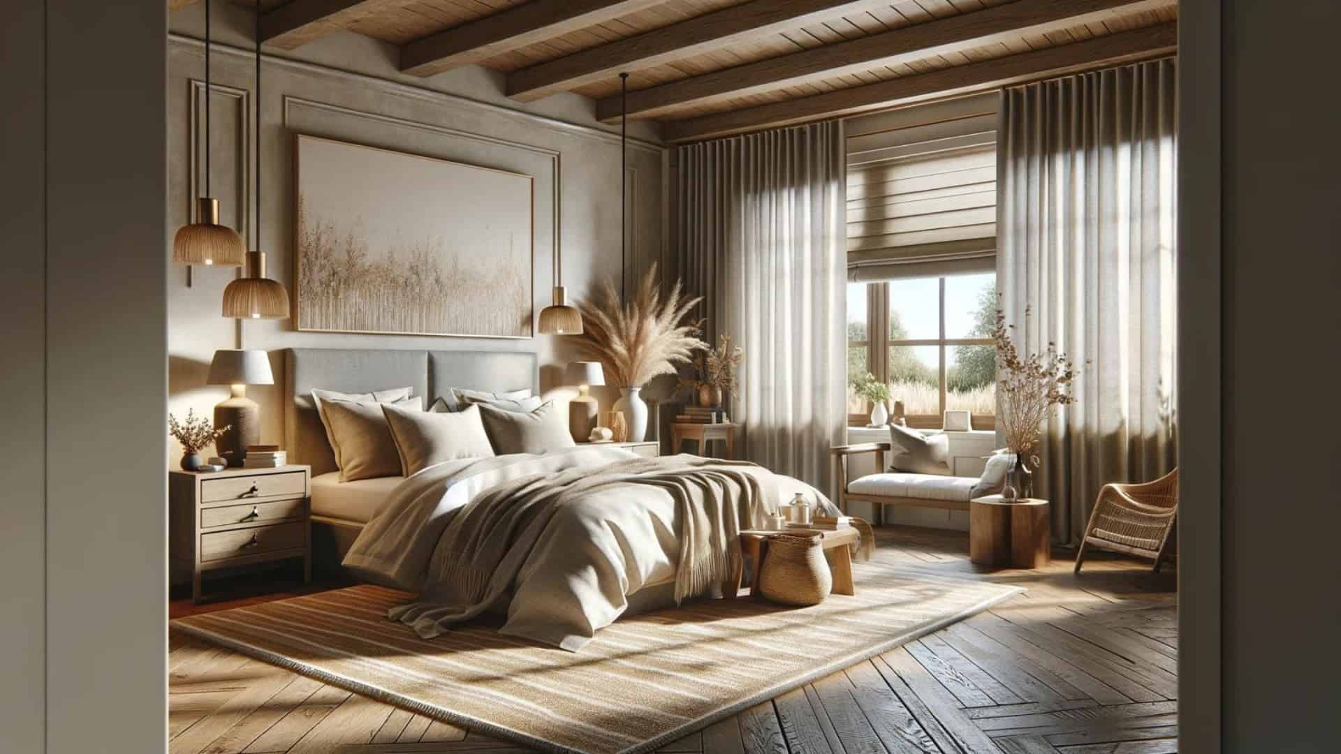 Modern Landelijk Slaapkamer - sfeervolle slaapkamer 2