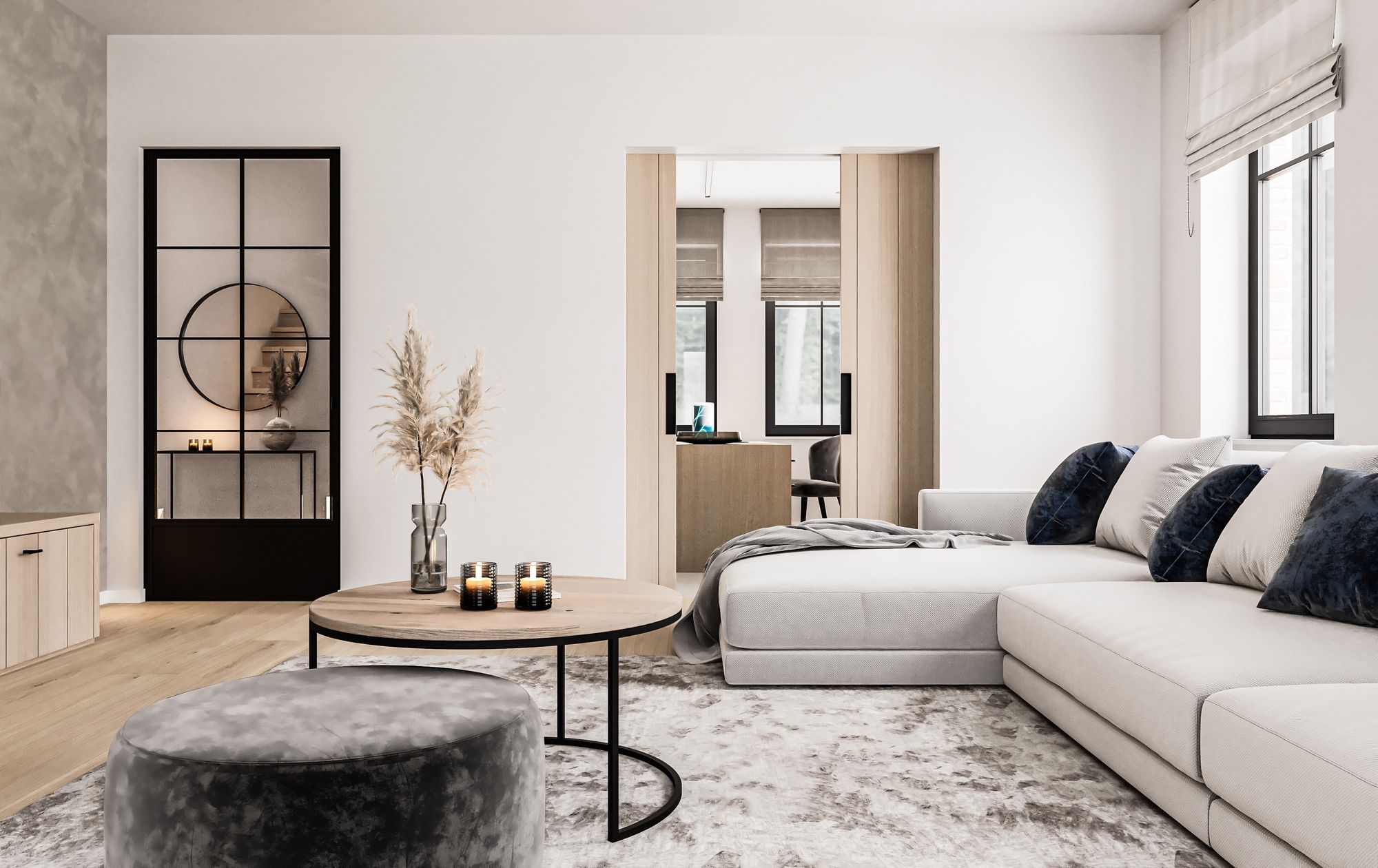 Modern Landelijk Woonkamer - sfeervolle woonkamer 12