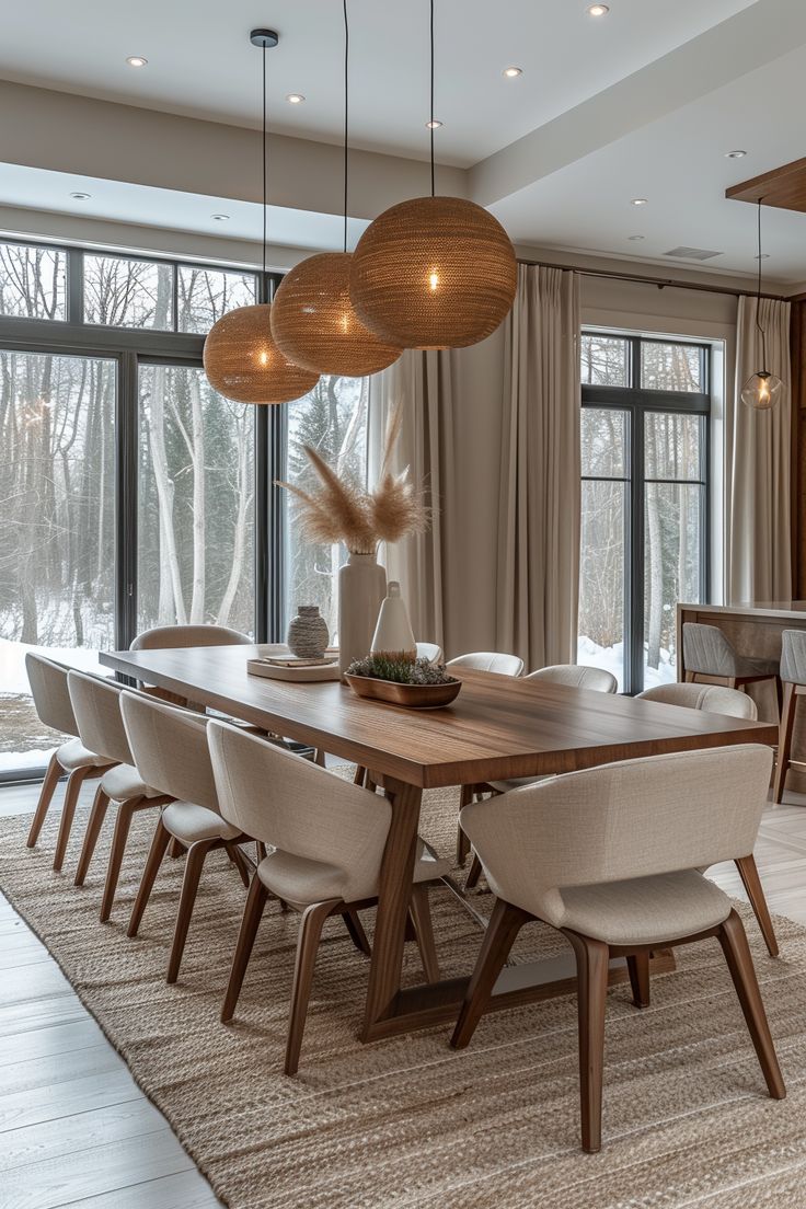 Organic Modern Eetkamer - sfeervolle eetkamer 11