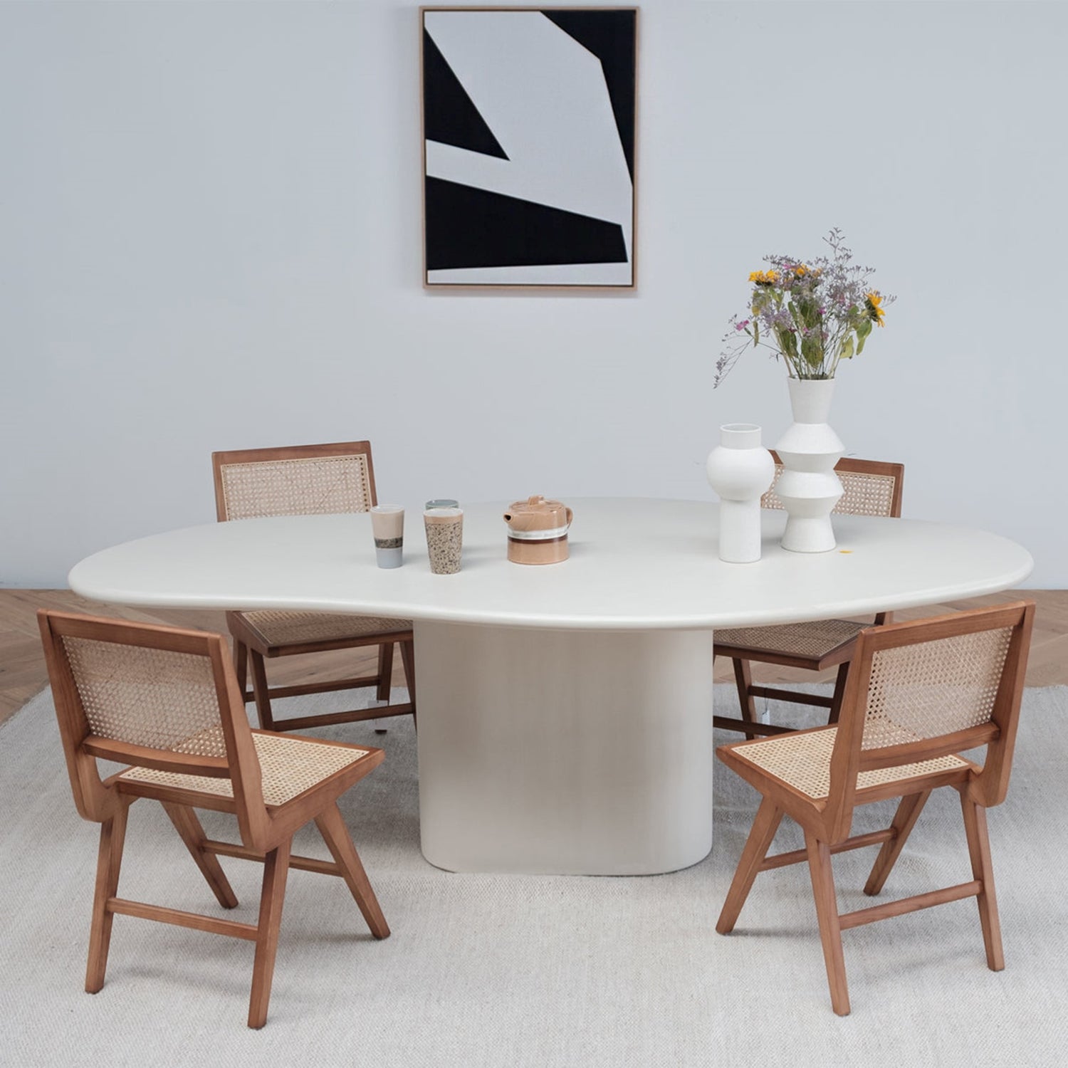 Organic Modern Eetkamer - sfeervolle eetkamer 6