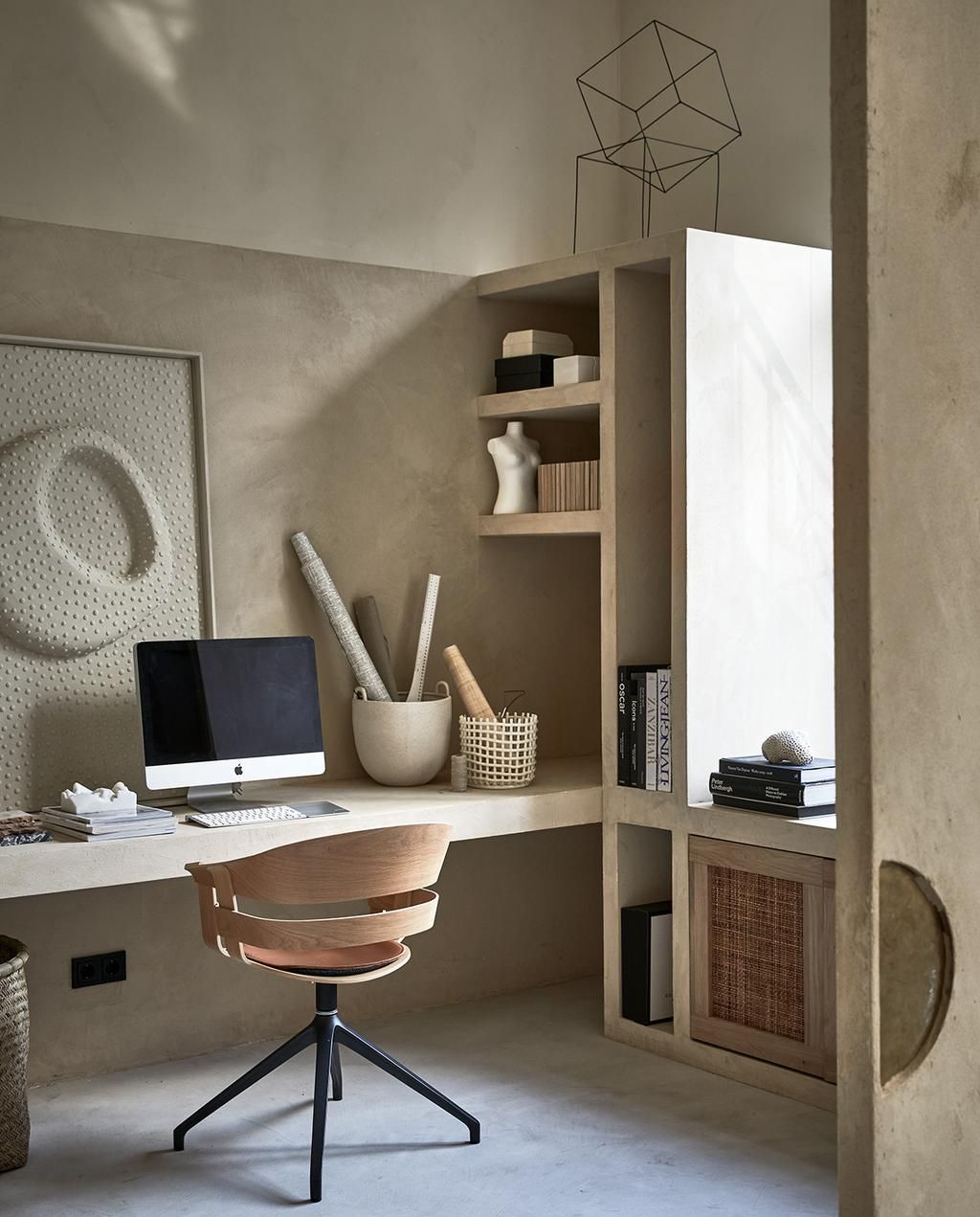 Organic Modern Werkkamer - sfeervolle werkkamer 8