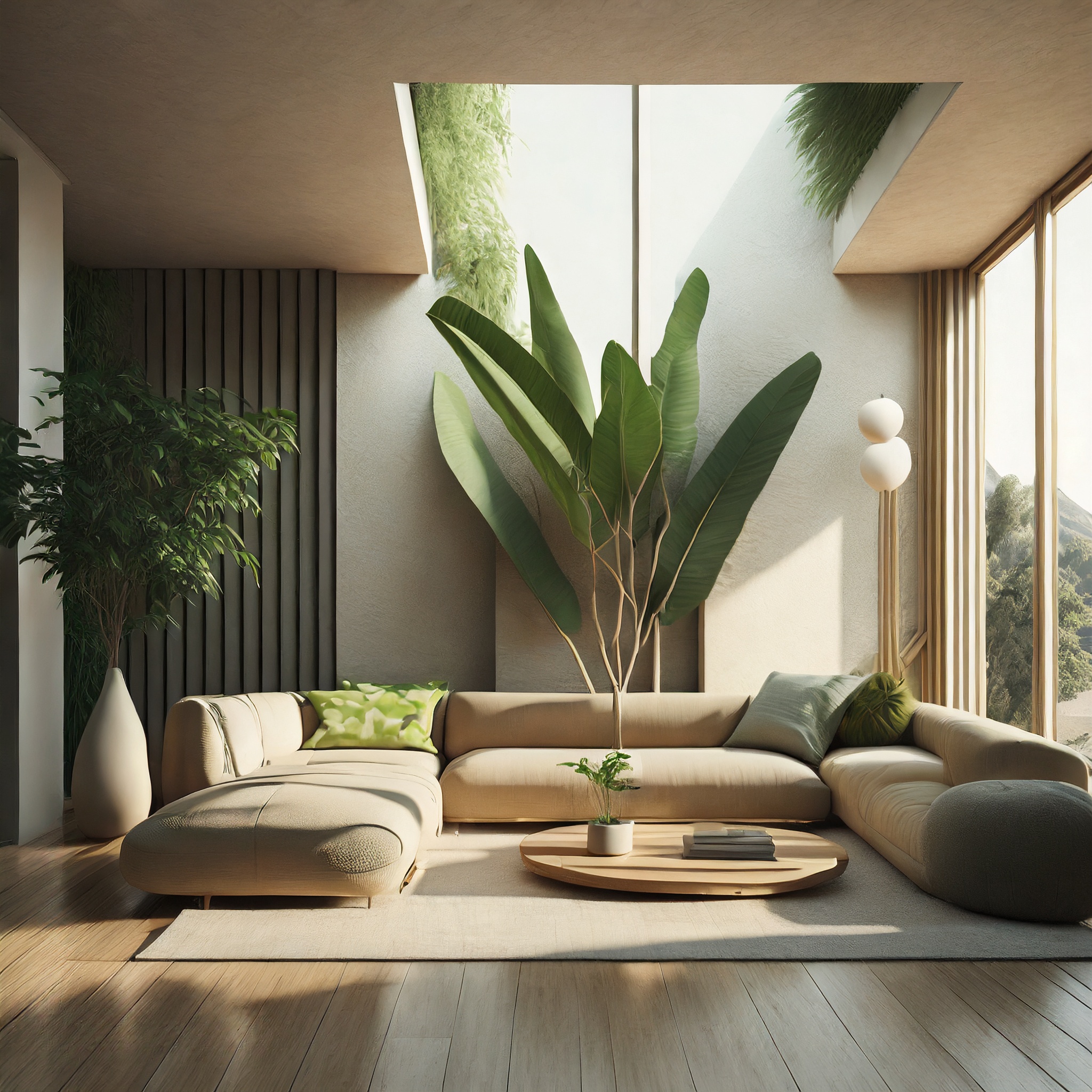 Organic Modern Woonkamer - sfeervolle woonkamer 3