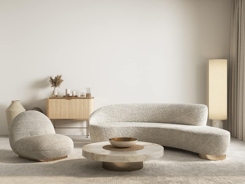 Organic Modern Woonkamer - sfeervolle woonkamer 4