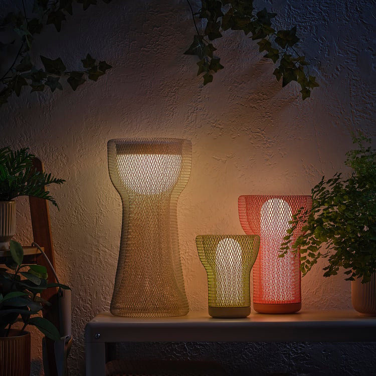 IKEA SOLVINDEN Vloerlamp Rotan