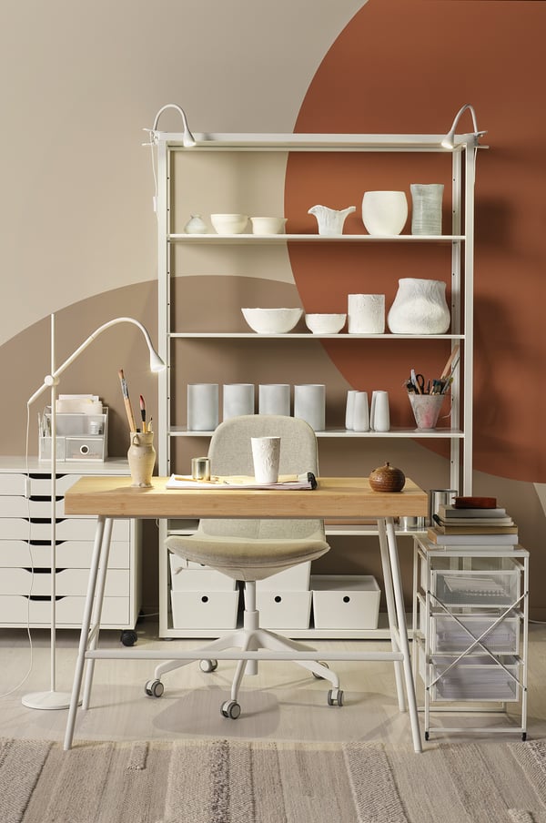 Minimalistisch Bamboe Bureau
