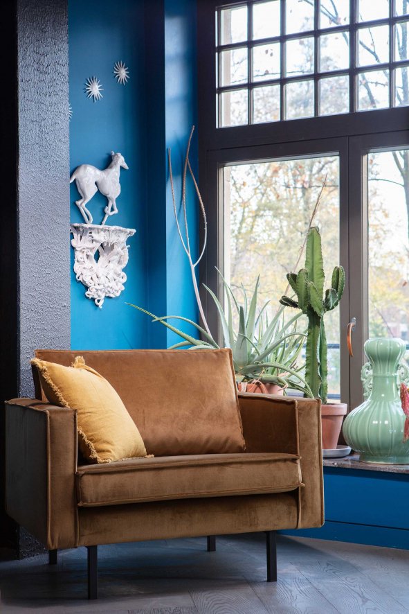BePureHome Rodeo Fauteuil – Vintage Look Leer