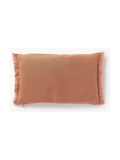 ferm LIVING Catena kussen linnen terracotta