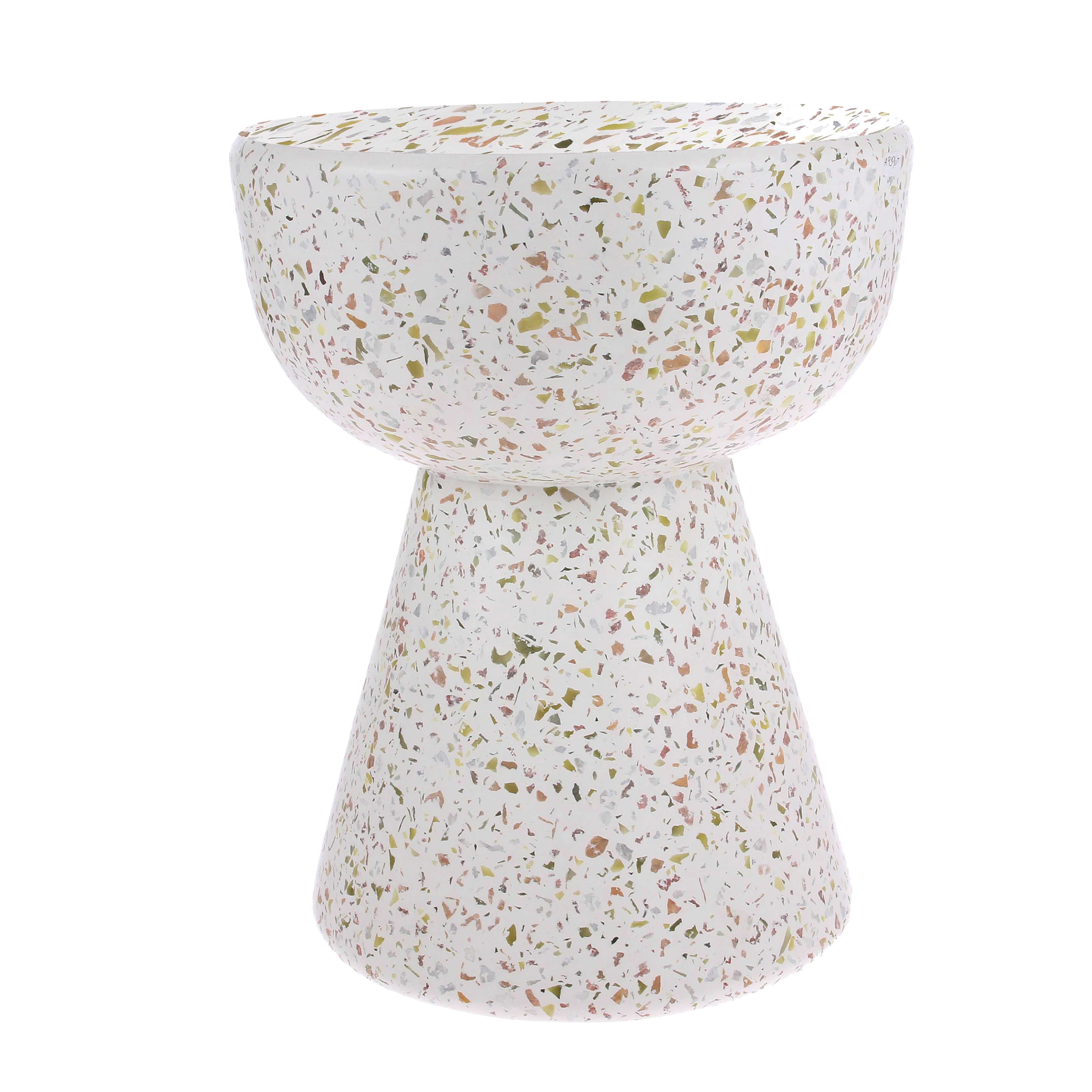 HKliving Terrazzo bijzettafel