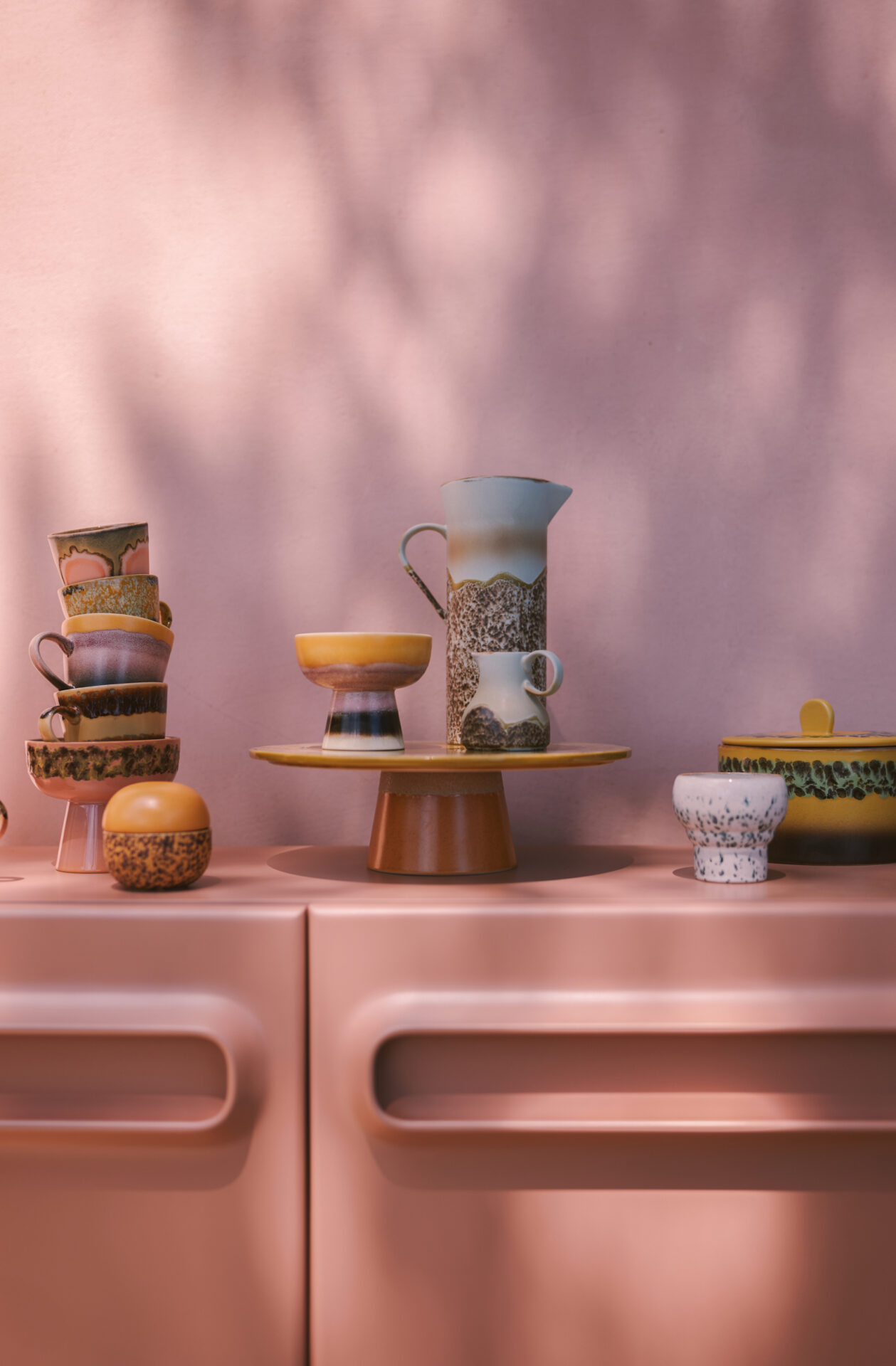 HKliving handgemaakt keramiek bureau-accessoires