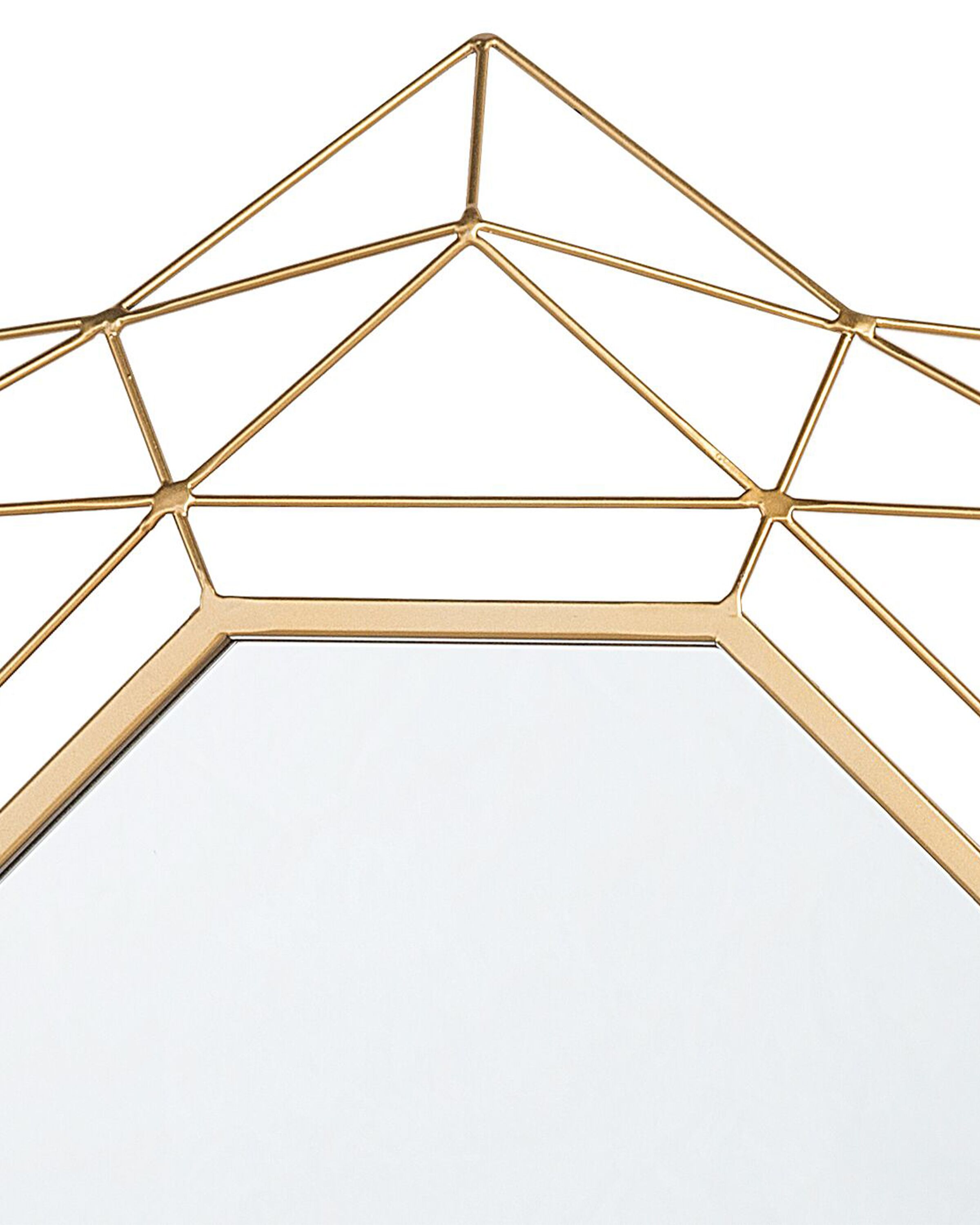 Bloomingville geometrische spiegel goud