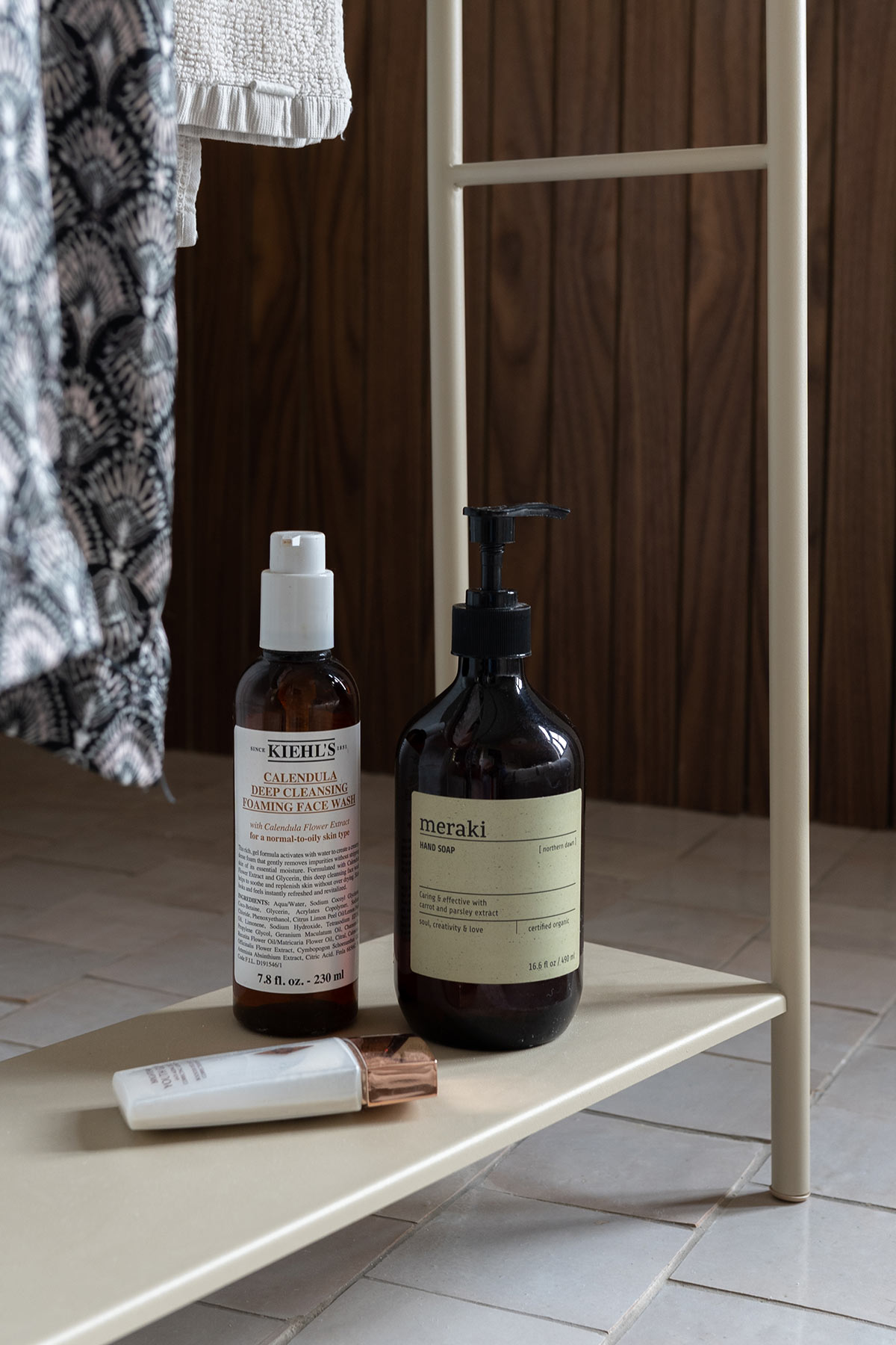 ferm LIVING Houten Badkamerrek
