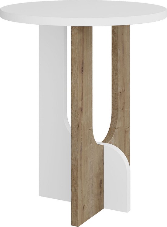 Zuiver Wam bijzettafel — wit eiken