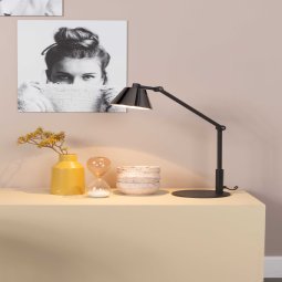 Zuiver Snow bureaulamp mat zwart