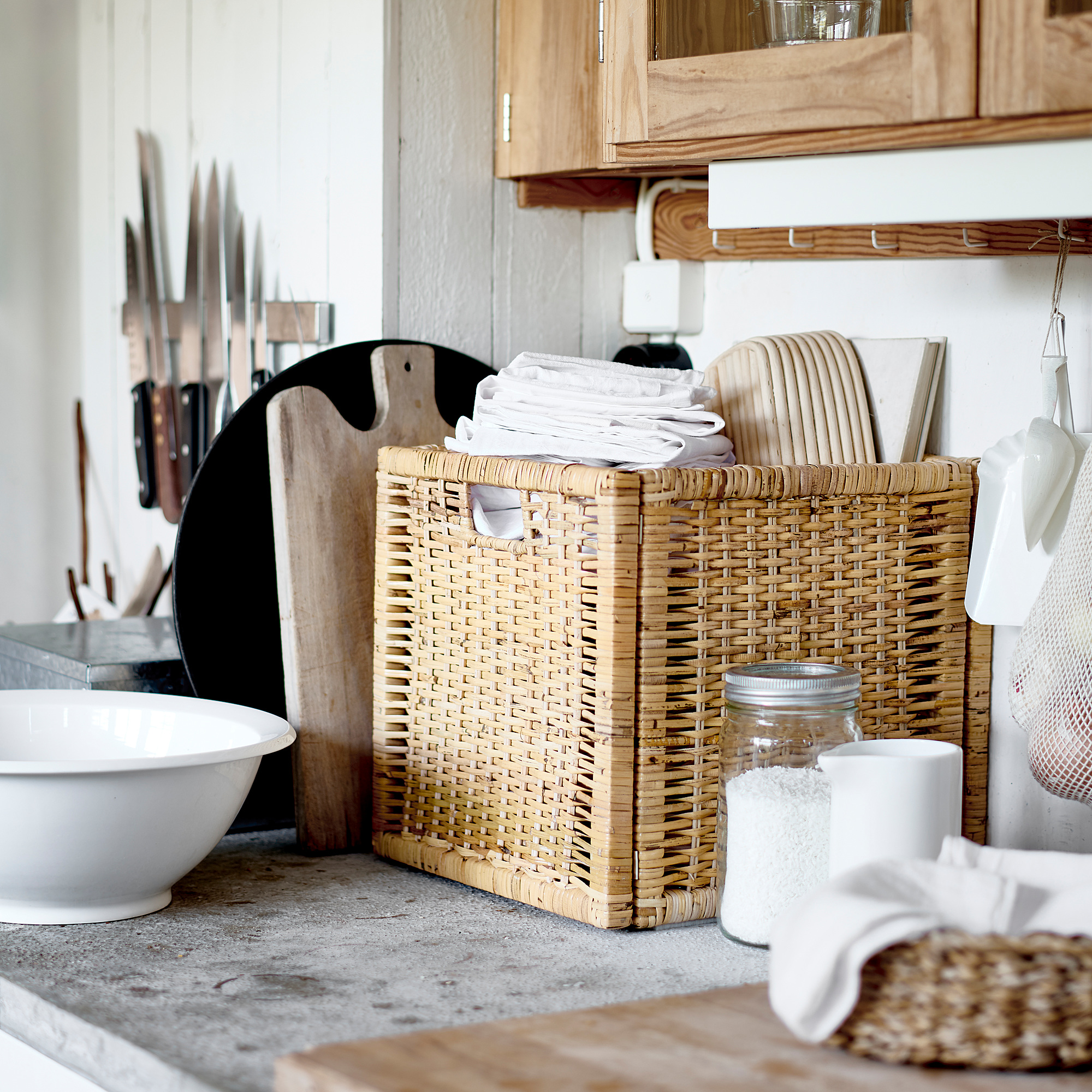 Bloomingville Rotan Opbergmand Badkamer