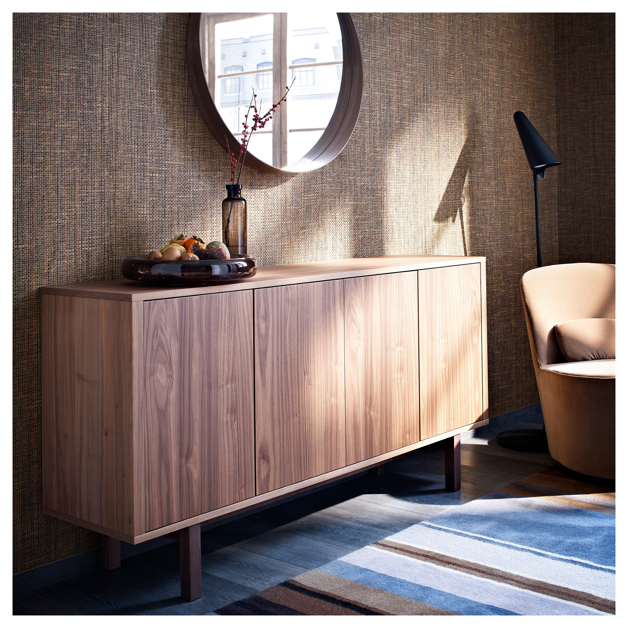 Dressoir zwart glanzend (IKEA STOCKHOLM)