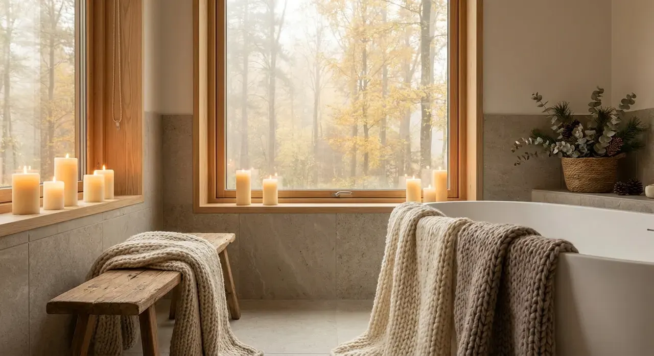 Scandinavisch Badkamer - seizoensvariant