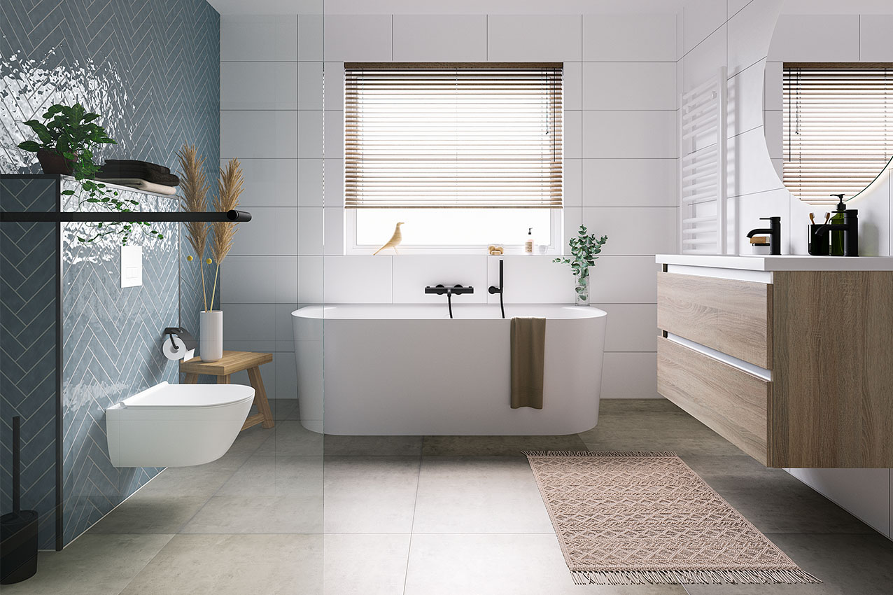 Scandinavisch Badkamer - sfeervolle badkamer 15