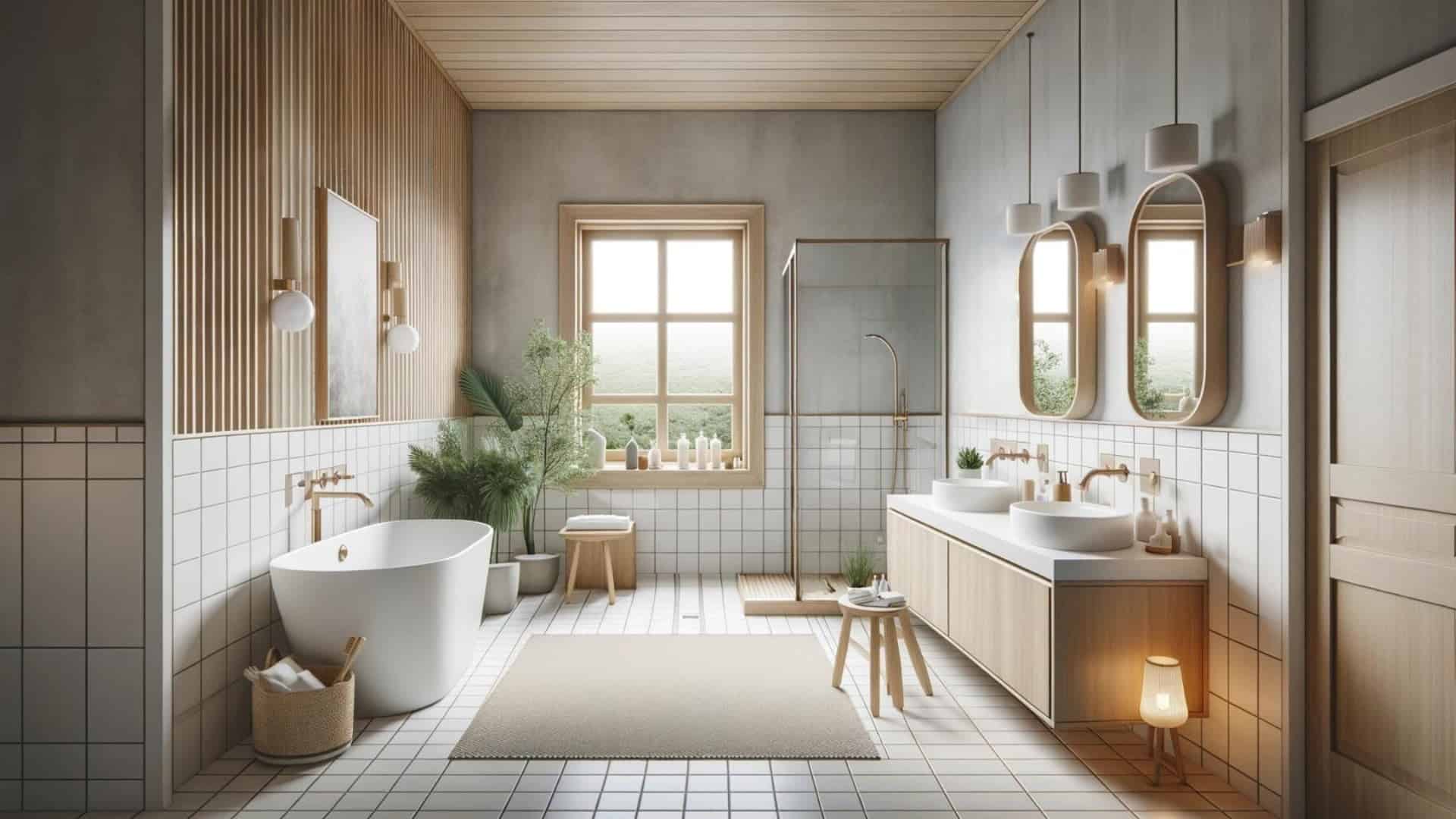Scandinavisch Badkamer - sfeervolle badkamer 8
