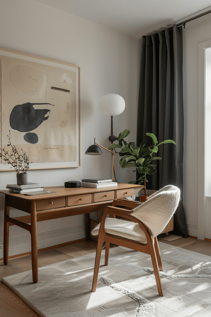 Scandinavisch Werkkamer - sfeervolle werkkamer 6