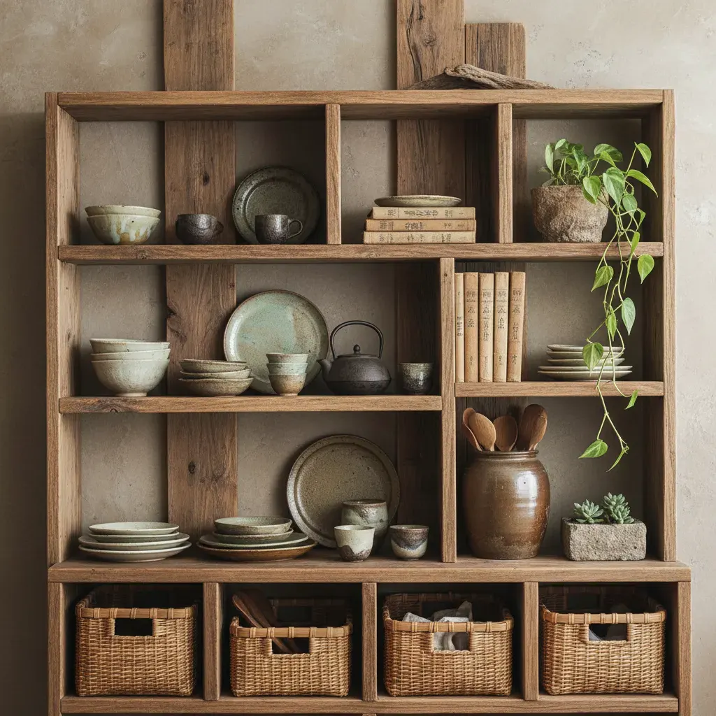 Wabi-Sabi Keuken - rekken en opbergen