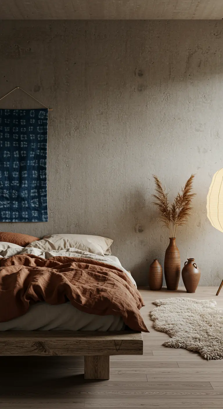 Wabi-Sabi Slaapkamer - sfeervolle slaapkamer 17