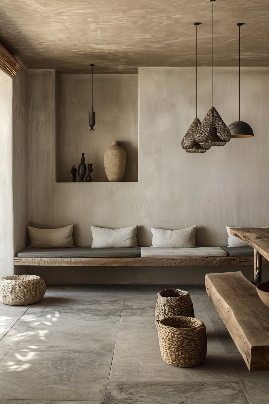 Wabi-Sabi Woonkamer - sfeervolle woonkamer 1