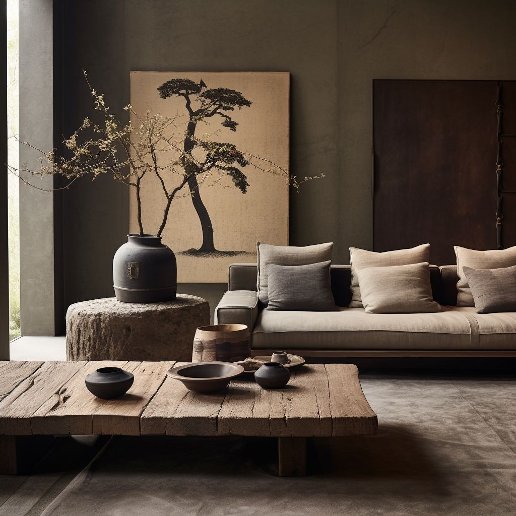 Wabi-Sabi Woonkamer - sfeervolle woonkamer 11