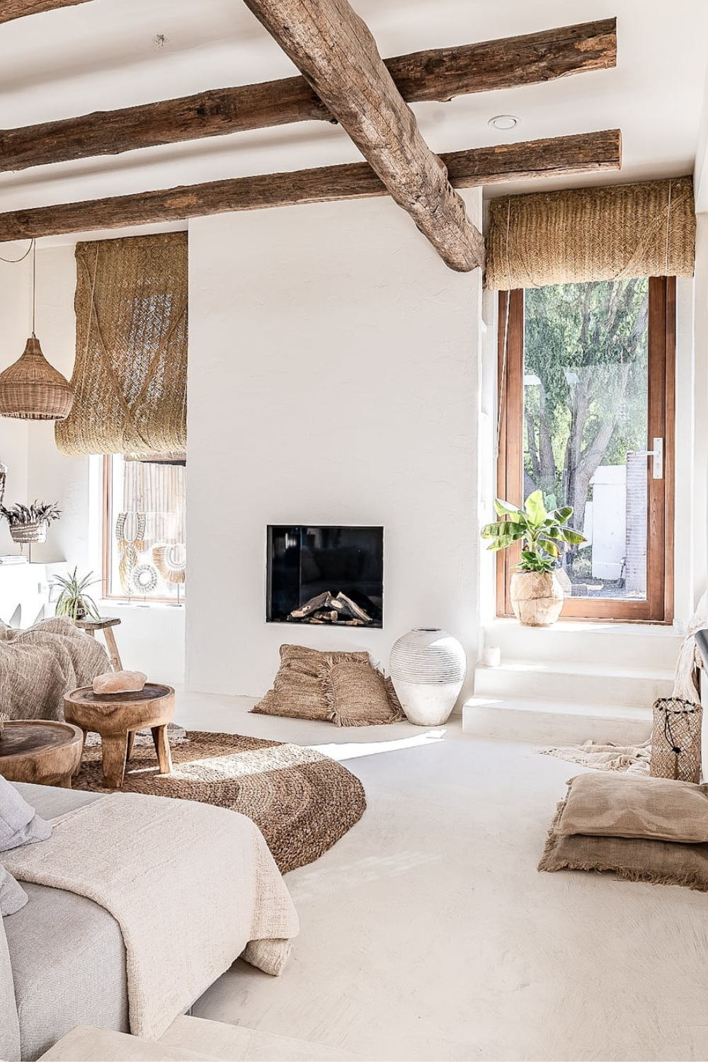 Wabi-Sabi Woonkamer - sfeervolle woonkamer 15