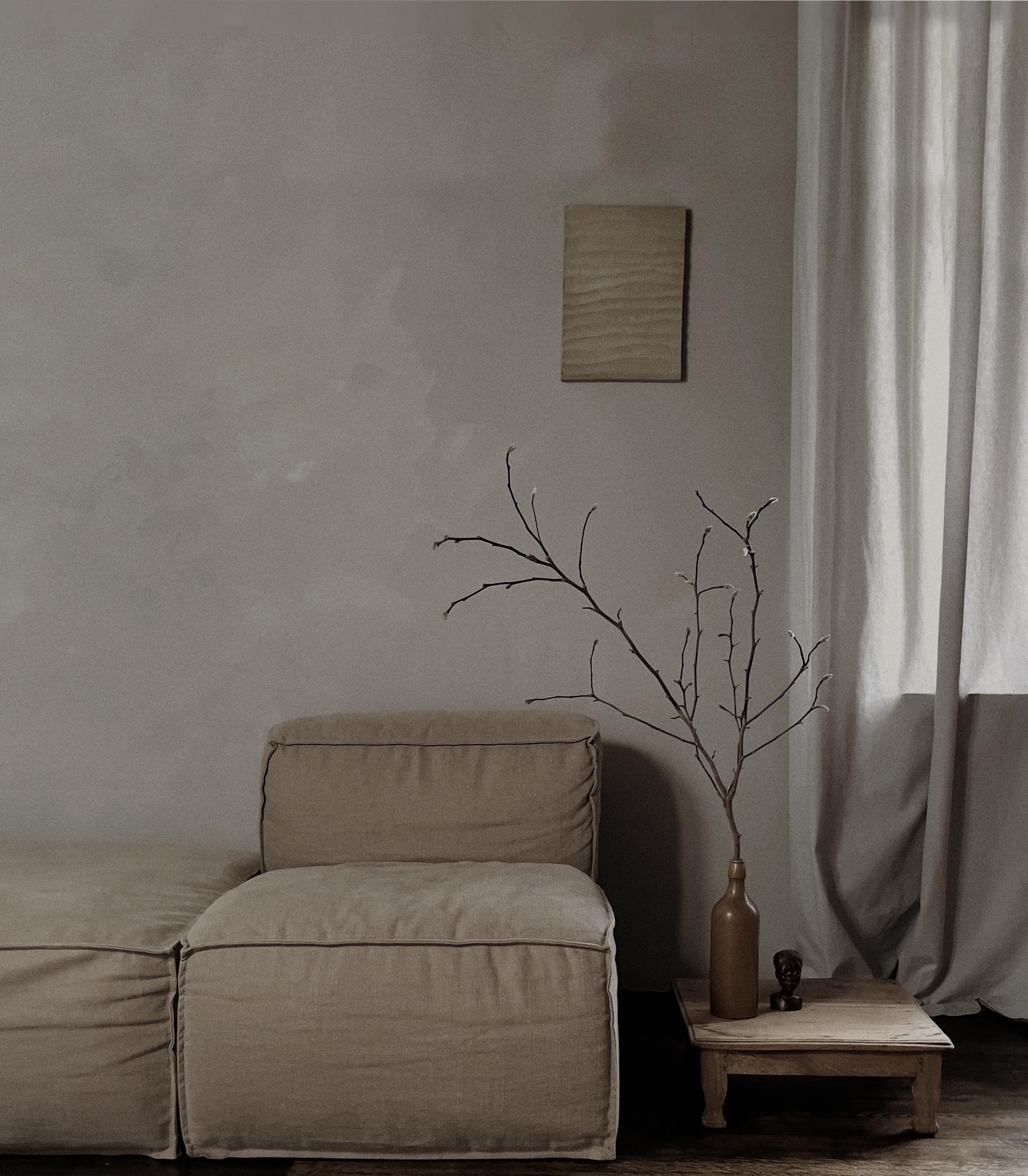 Wabi-Sabi Woonkamer - sfeervolle woonkamer 18